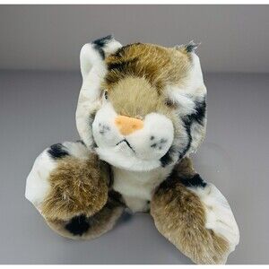 Aurora Flopsies Bobby Bobcat Lynx Baby 12" Stuffed Plush Soft Realistic Toy NEW